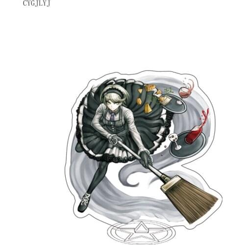 15cm Anime Keychain Figure Dangan Ronpa Danganronpa V3 Figurine Trigger Happy Havoc Acrylic Stand Model Plate Desk Decor Stand