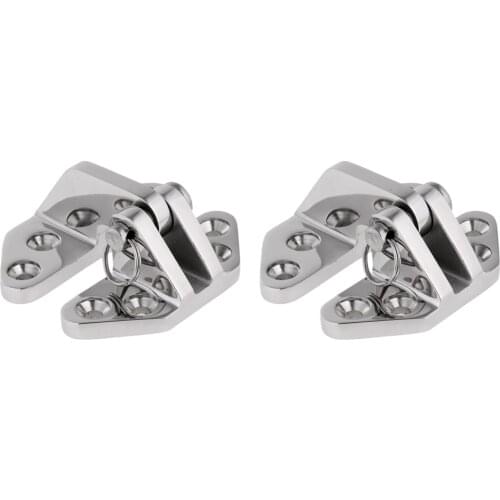 2 Pieces 316 Stainless Steel Boat Marine Hatch Hinge With Detachable Pin
