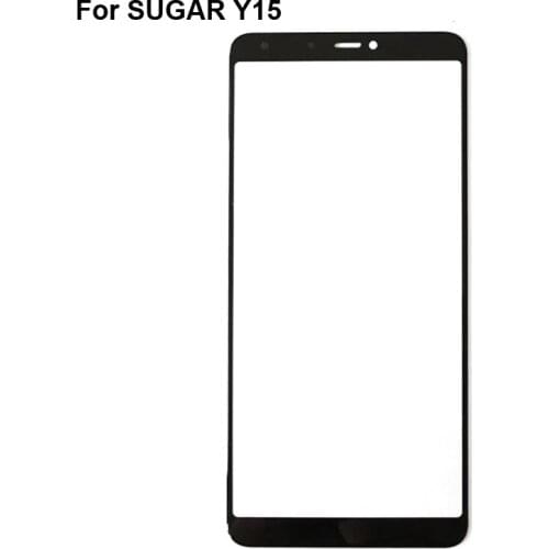2PCs For SUGAR Y15 Touch Screen Digitizer TouchScreen Glass panel For SUGAR Y 15 Without Flex Cable Parts