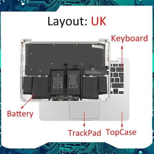 661-02361 020-00011 FOR MacBook Pro A1502 2015 Top Case+ Battery+Keyboard+Trackpad 95-99% NEW