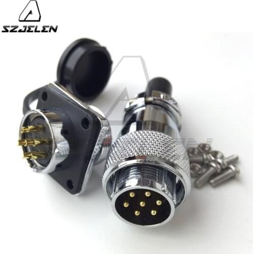 SZJELEN WS20 7pin waterproof connector male and female , Car electrical charging connector