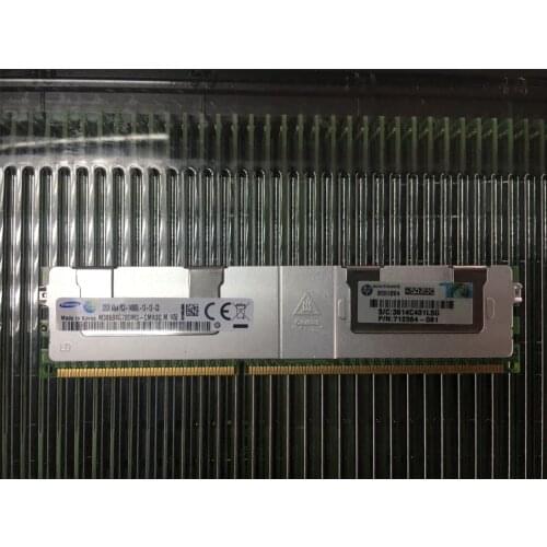 708643-B21 712384-081 715275-001 32GB 4Rx4 PC3-14900L DDR3 REG ECC