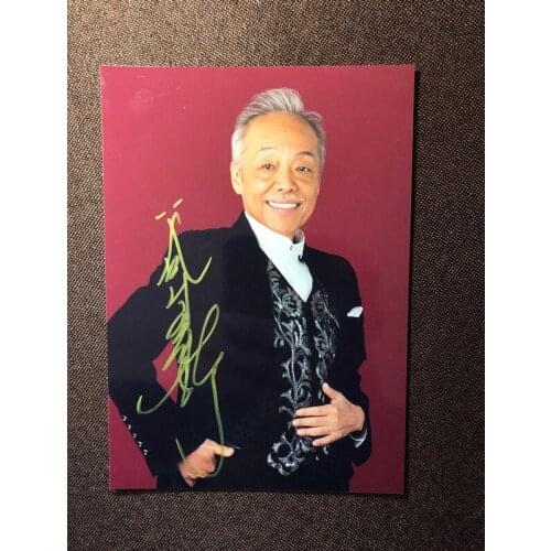 Hand signed Tanimura Shinji autographed photo autographs 5*7 free ship 092019L