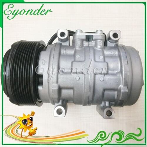 Auto AC Air Conditioning Compressor 10P15C for John Deere 7500 6415 Maquina Tractor Turck 12Volts 12V Pulley Clutch 8PK