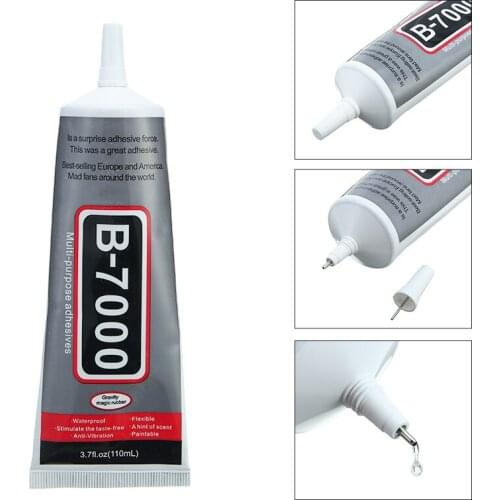 1Pcs 15/25/50/110ml B-7000 Semi-transparent Adhesive Glue Epoxy Resin Repair DIY Jewelry Nail Cell Phone Screen Glass Super Glue
