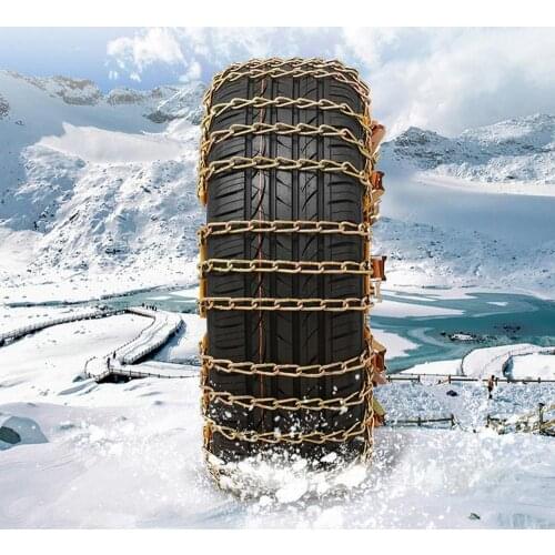 Car tire snow chain metal snow chain emergency off-car sedan off-road SUV anti-skid chain direct wholesale