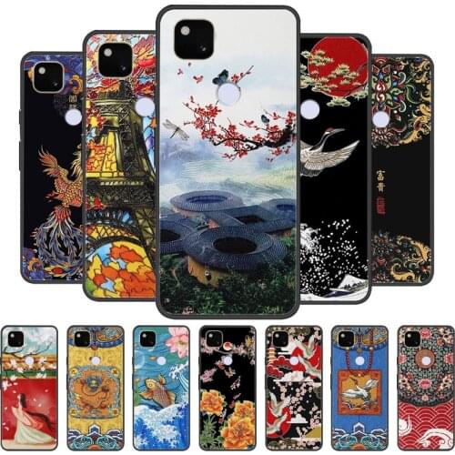 For Google Pixel 4A Case 3D Dragon Relief Soft TPU silicone Back Cover For Funda Google Pixel 4A Phone Cases 4 A Pixel4A Case