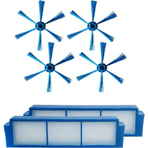 Side brushes Dust Hepa Filter For Philips FC8792 FC8794 FC8796 FC8007 Robotic Vacuum Cleaner Filters Spare Parts Accessories