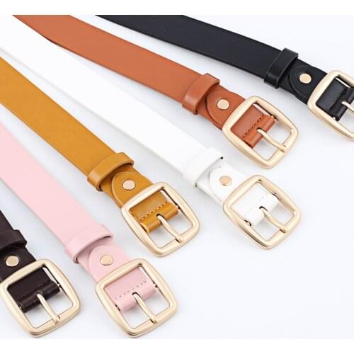 Leather Belt Casual classic style Buckle Women Belt Pure Leather Students Belt