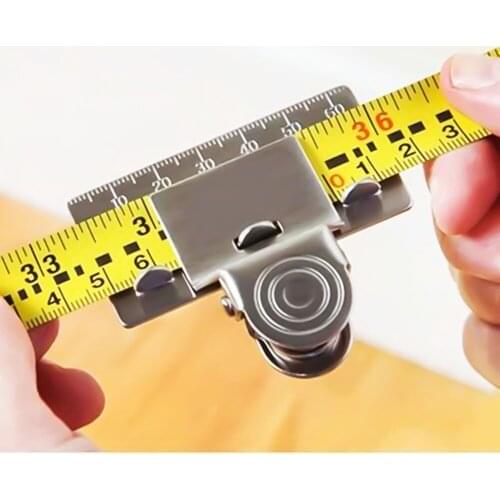 Measuring Tape Clip Tile Edge Shaping Wood Measure Locate Tool Accurate Measuring Corner Positioning Clamp