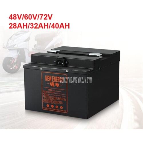 48V/60V/72V Electric Bike Lithium Battery For Less Than 2000W Motor Ebike Electric Bicycle Battery 28AH/32AH/40AH 220V