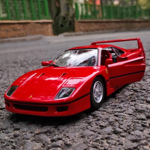 1:24 Scale Ferrari F40 Alloy Racing Car Model Diecast High Simulation Toy Vehicle Sports Car Model Collection Childrens Toy Gift