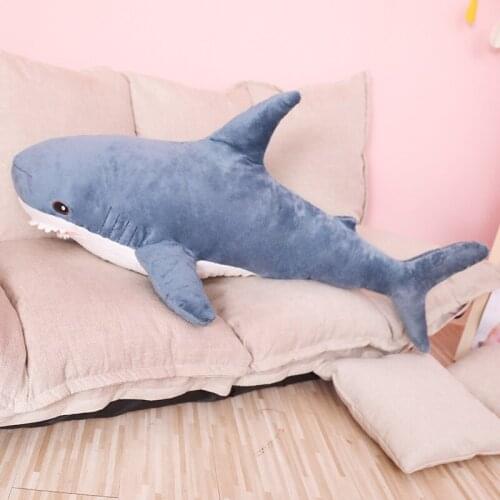 80cmShark Plush Toy Pillow Appease Cushion Gift For Children Plush Toys Stuffed Toy Shark Plush Big Size Good Quality