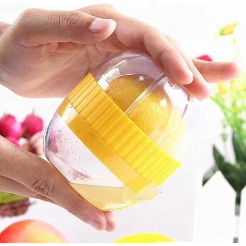 Portable Manual Lemon Juicer Mini Fruit Juicer Hand Lemon Orange Citrus Squeezer Big Capacity Newest Arrival On Stock