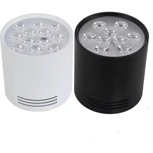 Surface Mounted High-Power LED Downlight 24W 30W Dimmable AC110V-240V Aluminum Ceiling Light 36W Warm White For Home Lighting