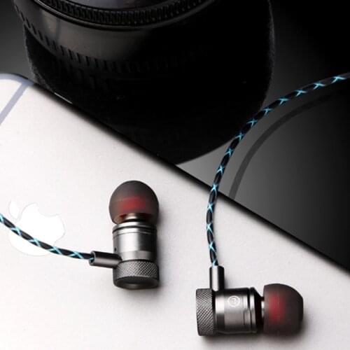 Earphone In Ear Wired Metal Texture For Xiaomi Oppo Huawei Vivo Apple Mobile Phone