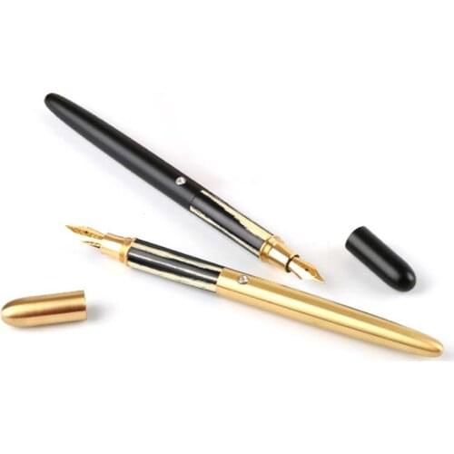 New Fountain Pen Deluxe Gift Metal with Crystal Diamond Fountain Pen