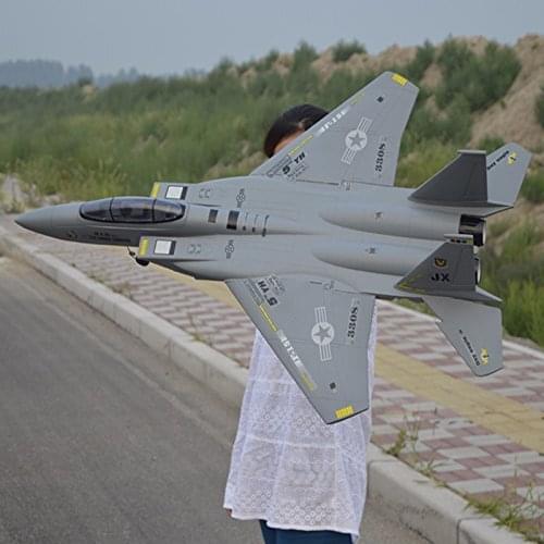 F15 EPO RC Eagle Hawk type light fighter fighter Airplane 1.1M Huge Size Remote Control Shockproof 2.4G 4CH Plane Gray Color