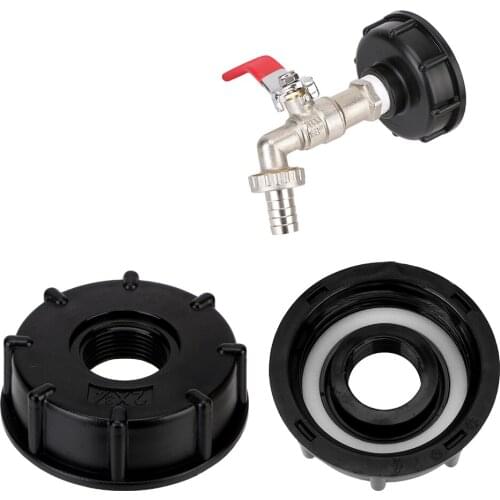 Garden Irrigation Connection Tools Female Thread Joints Plastic IBC Tank Adapter 1/2" 3/4" 1" Water Tap Connectors