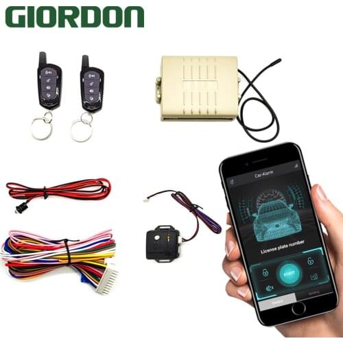 Universal Car Alarm Systems Auto Remote Central Kit Door Lock Keyless Entry System Central Locking With Remote Control B39