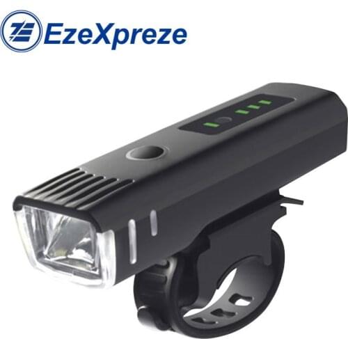 Bike Light Rainproof USB Rechargeable LED 1500mAh MTB Front Lamp Headlight ABS Ultralight Flashlight Bicycle Light