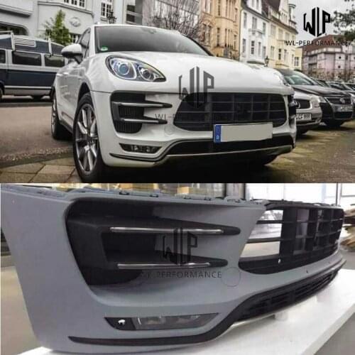 High quality FRP Material Car Body Kit Front Bumper For Porsche MACAN Car Styling 2014-2016