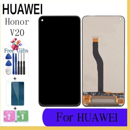 For Huawei Honor View 20 LCD Display Screen Touch Digitizer Assembly For Honor V20 LCD Display with frame