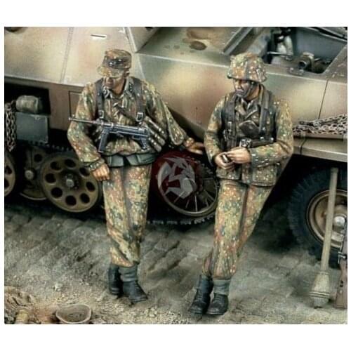 1/35 Die-casting resin manufacturing World War II soldier model resin model characters unpainted