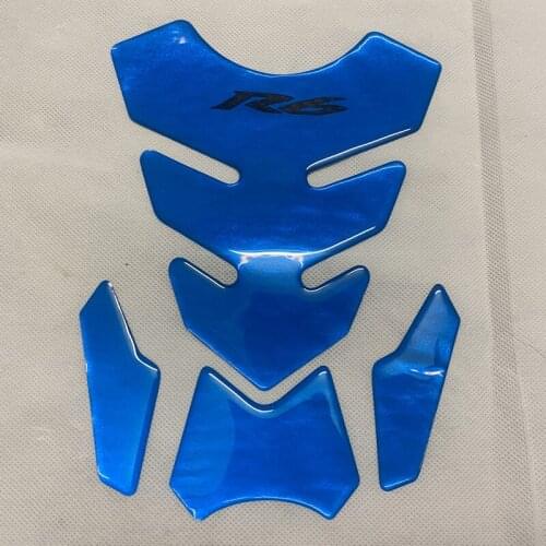 3D Motorcycle Tank Pad Protector Decal Stickers Case for Yamaha R6 R6S YZF-R6 YZF600 Reflective Tank