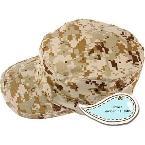 US Military Army hats soldiers cadet sun-shading outdoor riding sun cap Digital Desert Camo