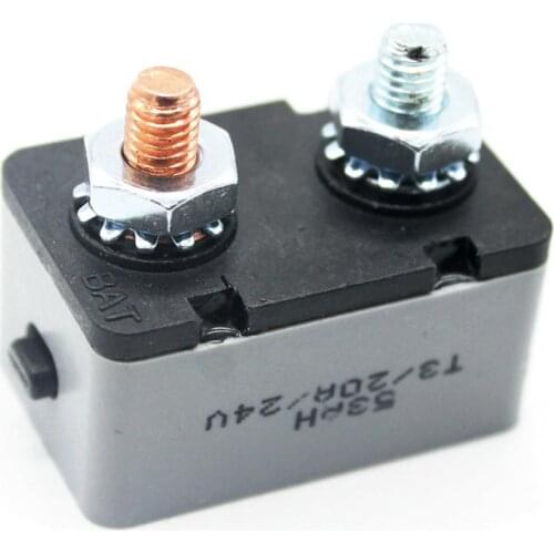 Auto Reset Circuit Breaker 50 AMP 12-28V Fuse Dual Battery For Car Truck BusTrailer Motor Caravan Boat Auto Reset Breaker