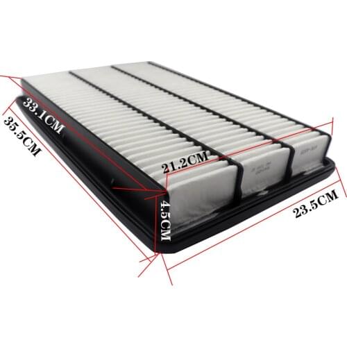 CAR AIR FILTER FOR Mitsubishi Pajero(V87 2006-)3.8L/(V75 2000-2006)3.5L/(V77 2000-2006)3.8L/(V93 2006-) 3.0L MD404850