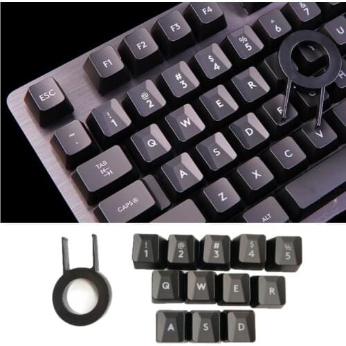 12Pcs Bump Keyboard Keycaps for logitech G413 G910 G810 G310 G613 K840 Romer-G Switch Mechanical Keyboard Backlit Keycap C26