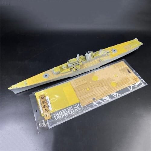 Sheet with Cover for 1/350 Scale Very Fire VF350918 USS Des Moines Cruiser DIY Wooden Deck Masking Model Ship Part
