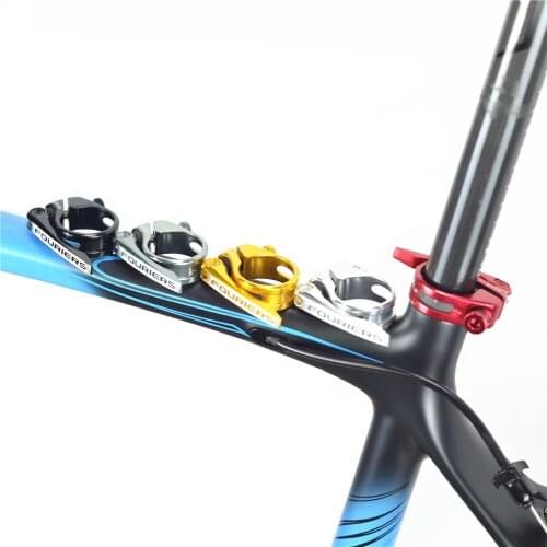 Fouriers SCL-QX002 Mountain Bike Bicycle Seatposts Clamps 31.8/34.9mm Quick Release Aluminium Alloy Bicycle accessories