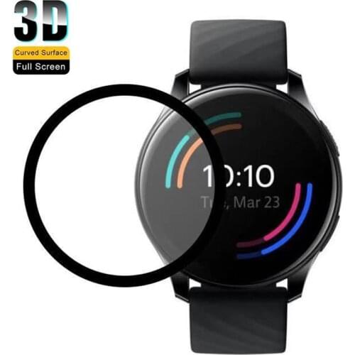3D Curved Edge Soft Protective Film For OnePlus Watch Full Coverage Screen Protector Cover Film