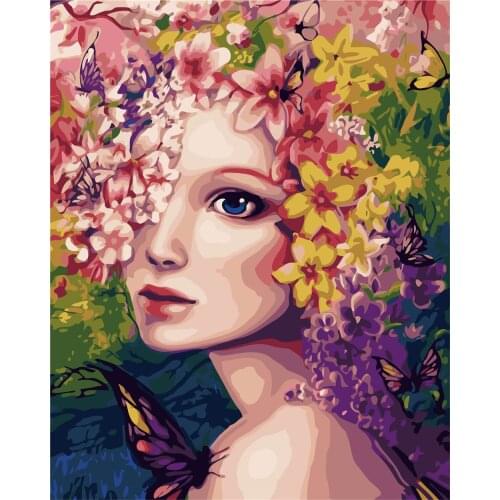 Antagonist Great Painting By Numbers Diy Dropshipping 40x50cm Cartoon Child Figure Canvas Wedding Decoration Art Picture Gift