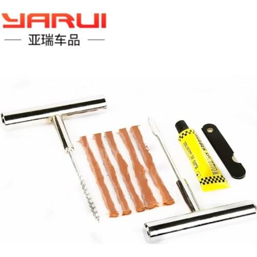 Car tire tool set tire tape vacuum motorcycle special tool glue