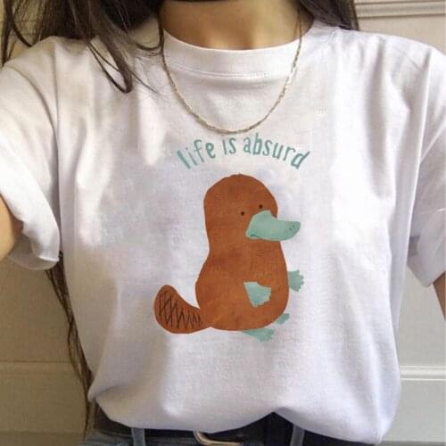 Novelty Funny print Women t shirt Vogue Lady Tees Short Sleeve t-shirts Female Summer Tops for Woman HH1126