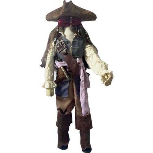 Caribbean Pirate Grand Heritage Collection Deluxe costume Jack Sparrow luxury set for kid