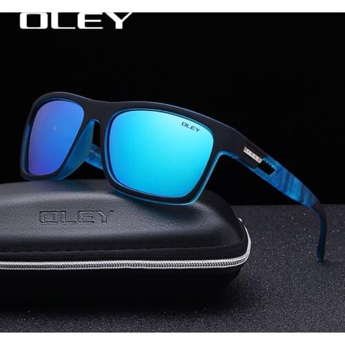 Fashion Guys Sunglasses From OLEY Polarized Sun Glasses Classic TR90 women goggles 7-in-1 luxury box Customizable logo YG203