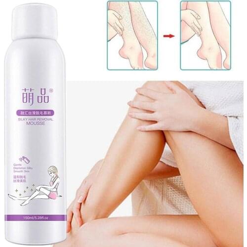Natural Painless Hair Removal Spray Hair Remover Foam Arms Hot 60/150ml Legs Spray Sale Body New Armpits Depilation Women F0D6