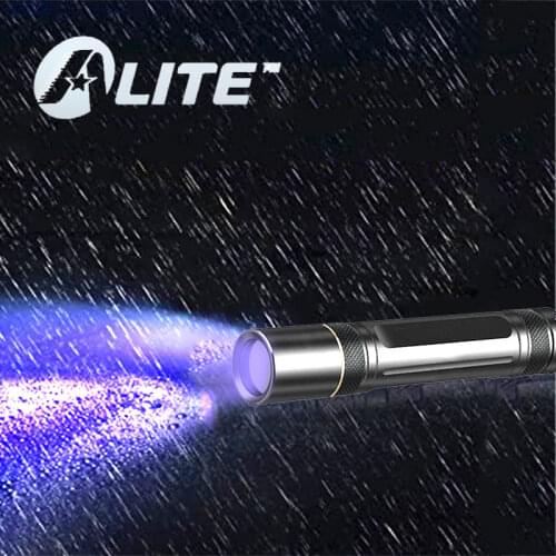TMWT UV Flashlight 365nm 5W Strong Beam Ultra Violets Ultraviolet Invisible Torch Black Light Pet Urine Stains Detector Scorpion