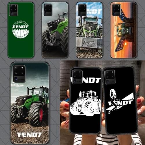 Tractor FENDT Phone case For Samsung Galaxy Note 4 8 9 10 20 S8 S9 S10 S10E S20 Plus UITRA Ultra black painting cell cover soft