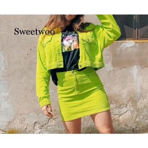 Purple Warm Jacket Women Winter Thick Fur Coats Fashion Corduroy Ribbed Button Turn-down Collar Jackets Outwear suit