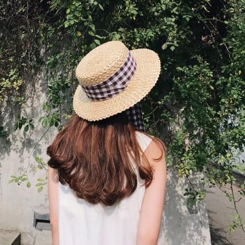 Summer tops for women 2021 visor hats for gril New Raffia hat summer Bucket hat Womens summer hat Beach hats for women sun hat