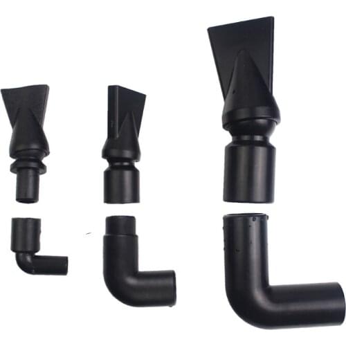 1PC Black Aquarium Tank Pump Duckbill Water Outlet Nozzle Duckbilled Return Pipe Fitting Size S/M/L High Quality