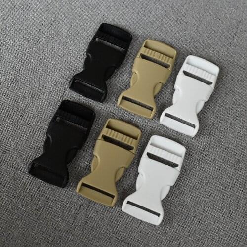 10 Pcs/Lot 20mm Colourful Plastic Release Buckle Strap For Bag Dog Collar Necklace Bracelet Paracord Sewing Accessory