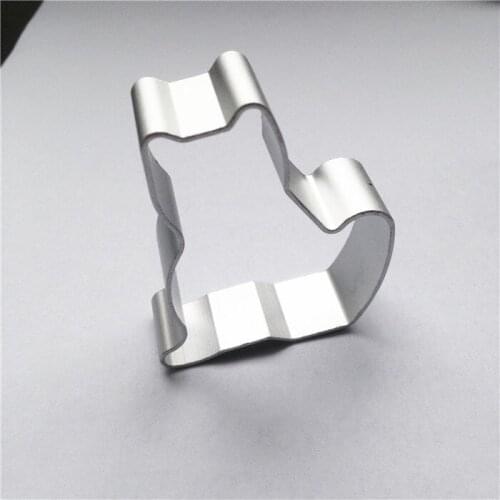10pcs Cute Cat Cookie Cutter Mold DIY Animal Shape Aluminium Alloy Biscuit Cake Mould Kitchen Accessories