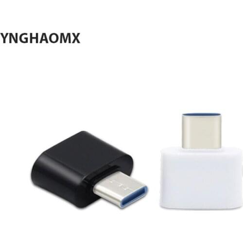 300pcs/lot USB Female to Type C OTG Male Data Adapter Converter For Samsung S8 LG G6 G5 Huawei P9 P10 Plus mate9 wholesale